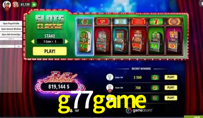 Descubra o Mundo do Cassino Online com g77game